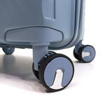 Set Valijas Flb Pp Gris Azul  20 24 28 168 4Ruedas